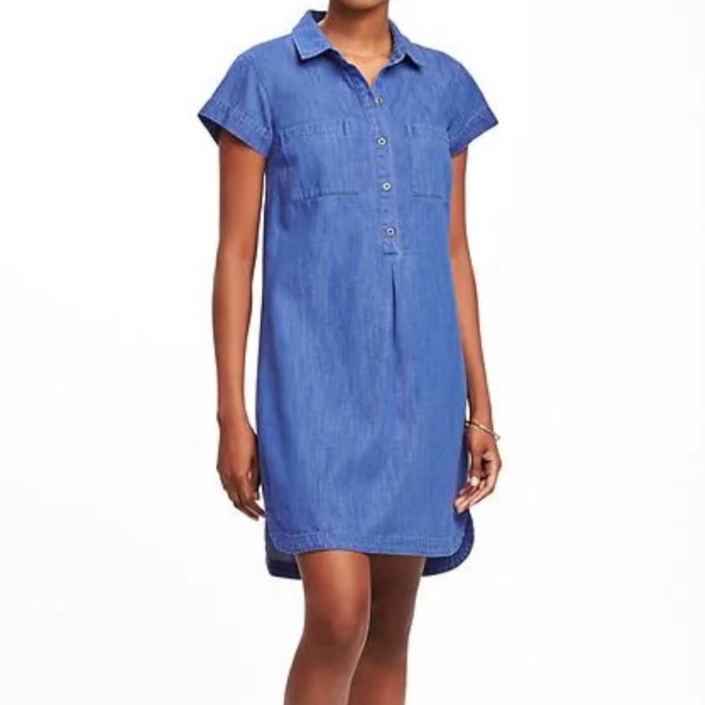 Old‎ Navy Blue Denim Dress